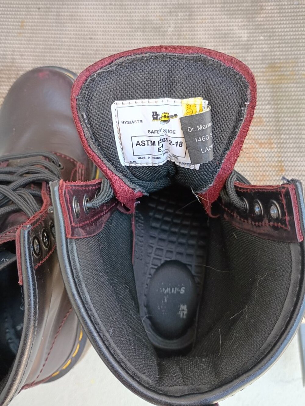 Dr.martens Cherry 🍒 Red Arcadia 7 USL - Picture 7 of 7